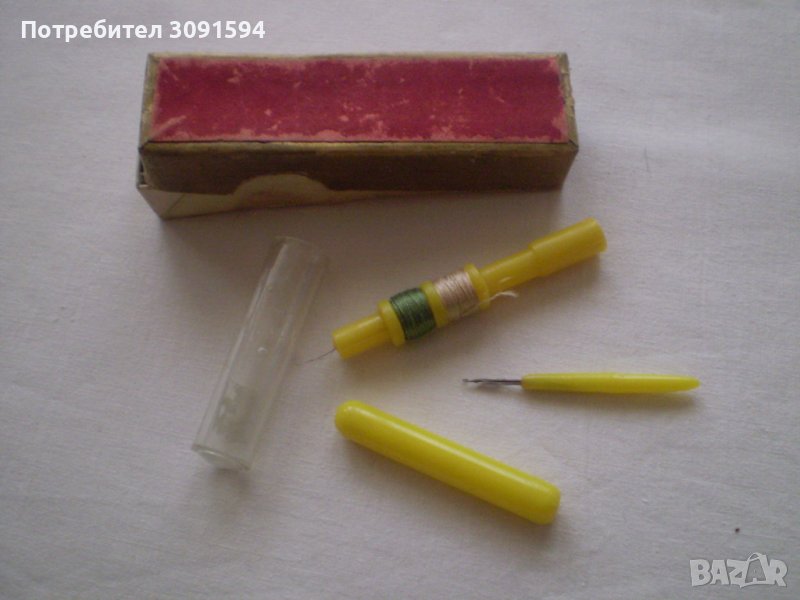 Винтидж игла за улавяне на бримки от твърда пластмаса, снимка 1