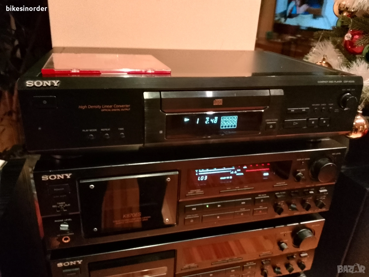 SONY CDP-XE330 отличен СД плейър, снимка 1