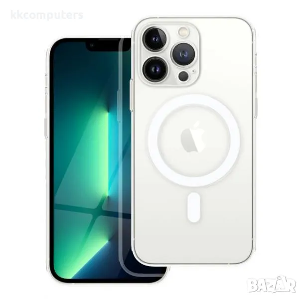 Калъф силикон MAG COVER MagSafe за SAMSUNG A56 / Прозрачен / Баркод : 3131715, снимка 1