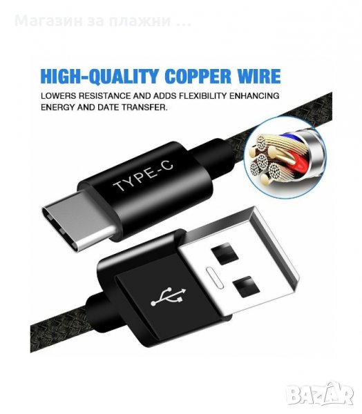 КАБЕЛ LIGHTNING SERIOUX, С ТЕКСТИЛНО ПОКРИТИЕ, УСТОЙЧИВ, СЪВМЕСТИМ С APPLE - код 2507, снимка 1