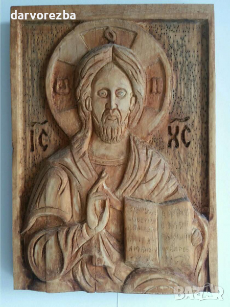 Дърворезба Иисус Христос, снимка 1