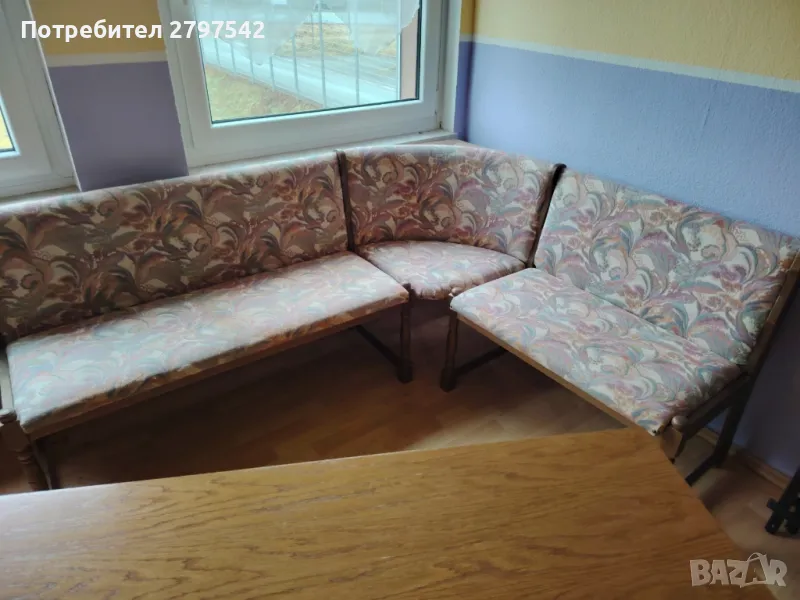 Кухненски ъгъл/ Ъглова пейка , снимка 1