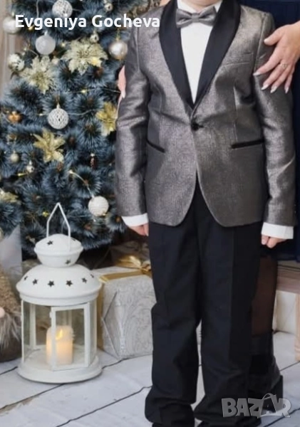 смокинг сако момче 7-8 години 134см, снимка 1