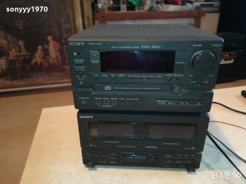 SONY RECEIVER+REVERSE DECK X2-JAPAN 0303221101, снимка 1