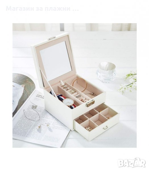 ЕЛЕГАНТНА КУТИЯ ТИП КУФАРЧЕ ЗА БИЖУТА - код 0755, снимка 1
