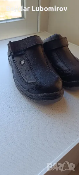 работни кожени чехли с бомбе , снимка 1