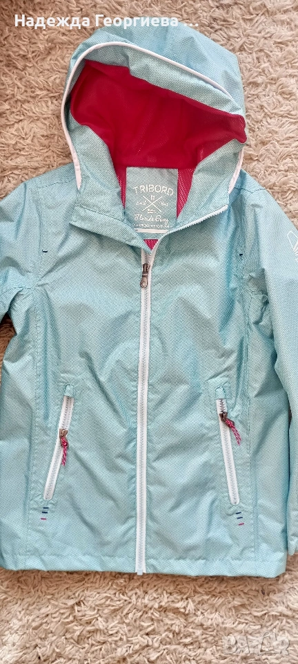Детско яке водоустойчиво на Декатлон за момиче12-14 год, снимка 1