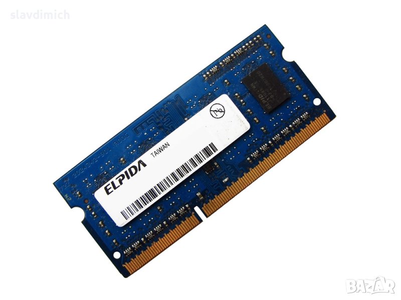 Рам памет RAM за лаптоп Elpida модел ebj10ue8bds0 1 GB DDR3 1333 Mhz честота, снимка 1