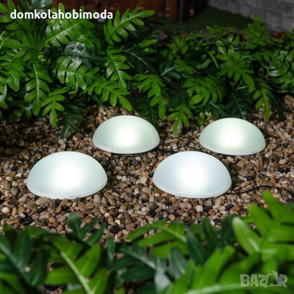 Соларни фенери 4 броя със соларна клетка, снимка 1