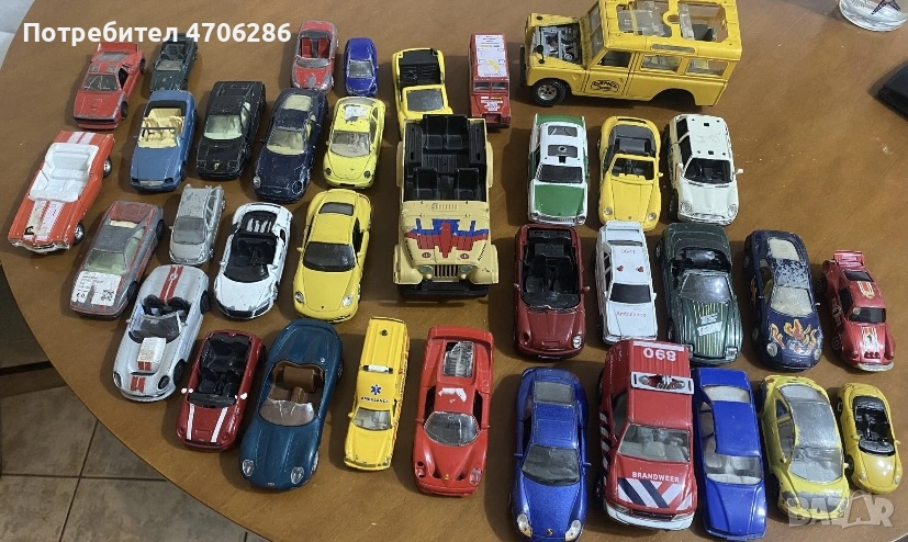 Метални колички различни марки и мащаб, снимка 1