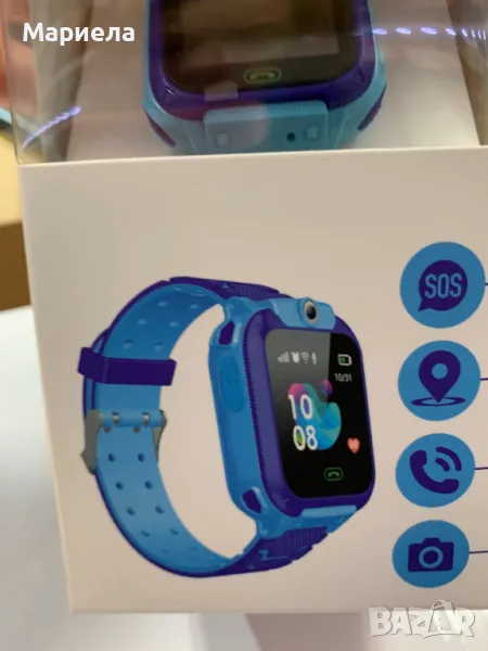 Детски Смарт Часовник със SOS Функция / Син, снимка 1