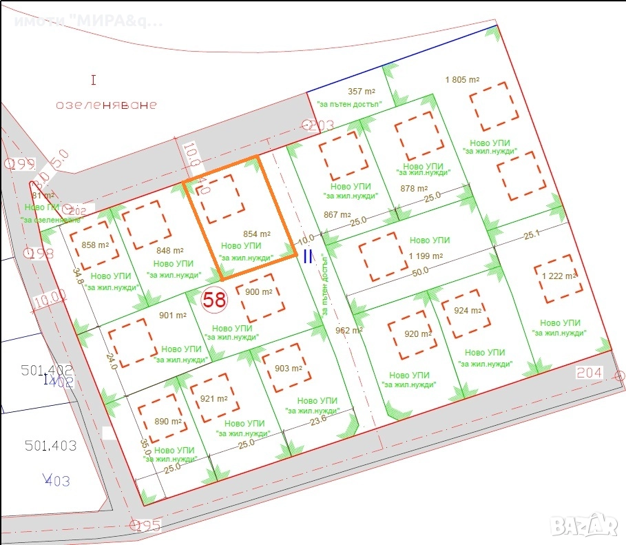 Парцел с ток, вода и канализация – Царева поляна, обл. Хасково, снимка 1