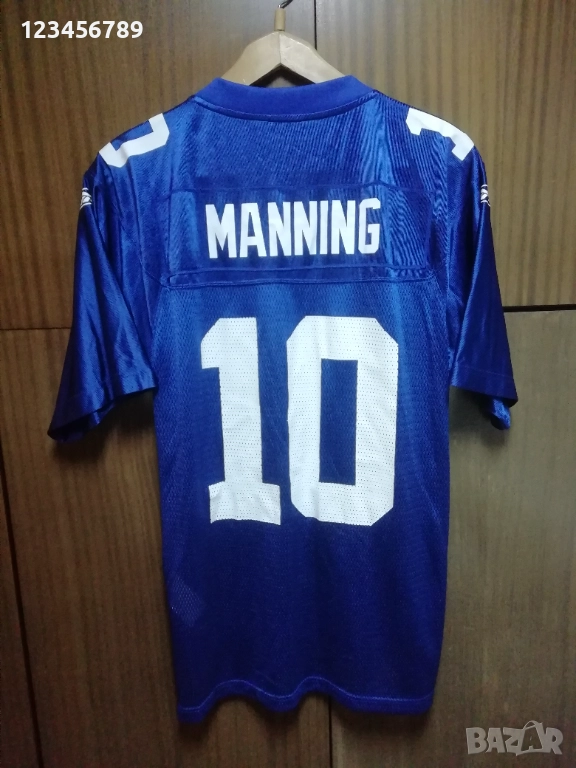 New York Giants Manning #10 Reebok Jersey NFL оригинална тениска фланелка Ню Йорк Манинг , снимка 1