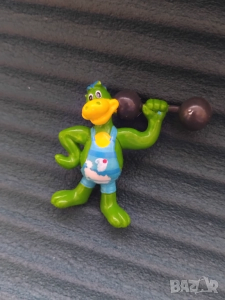 Danonino / Данонино - оригинална фигурка Дино културист с гирички, снимка 1