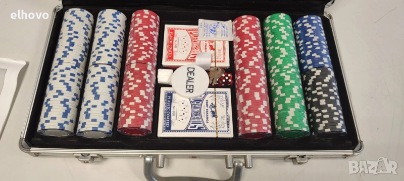 Комплект за покер в куфарче#1, снимка 1
