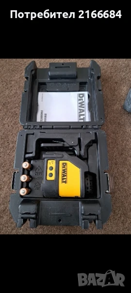 Лазерен нивелир Dewalt DW 088 със зелен лъч, снимка 1