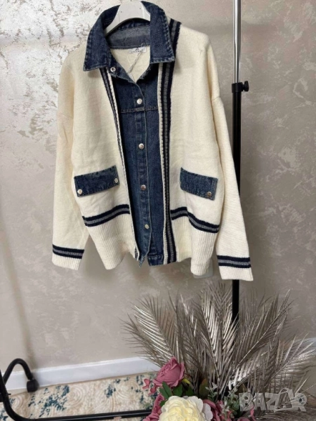 кашмирена жилетка деним , снимка 1