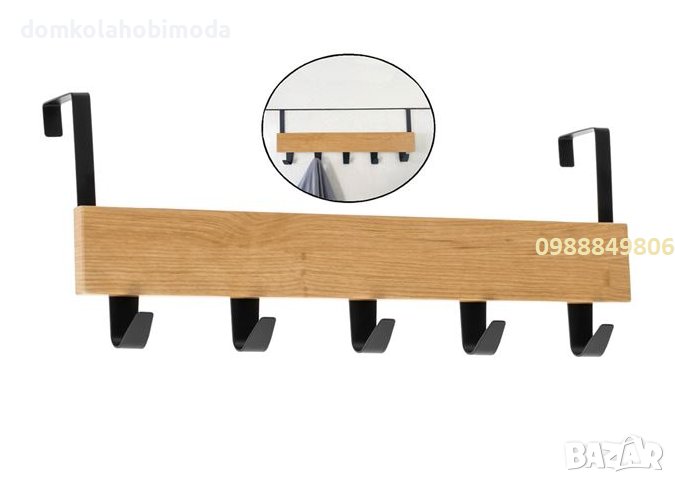  Закачалка за врата дърво и метал, 38Х7 сантиметра , снимка 1