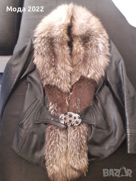 Естествена кожа и естествена лисица, снимка 1