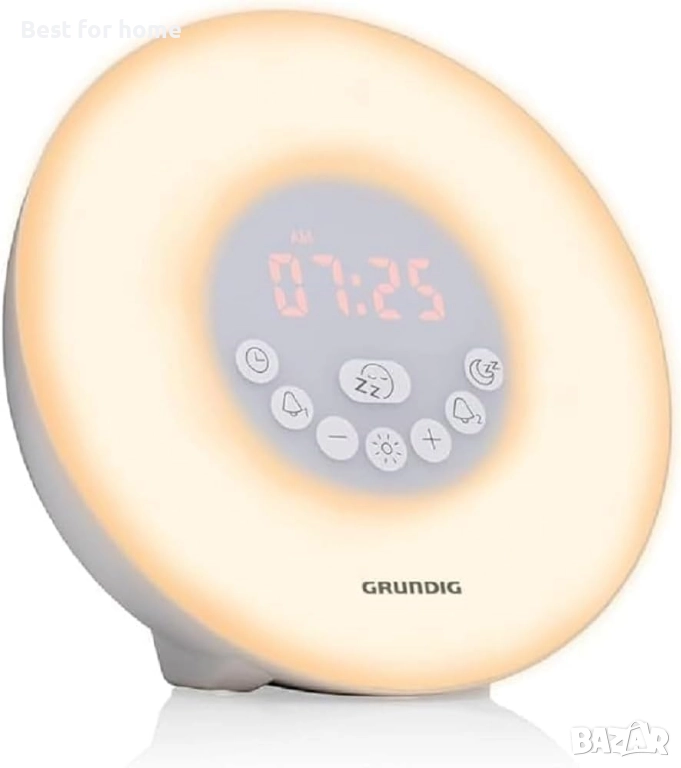 Bluetooth тонколона/часовник с LED лампа Grundig, снимка 1
