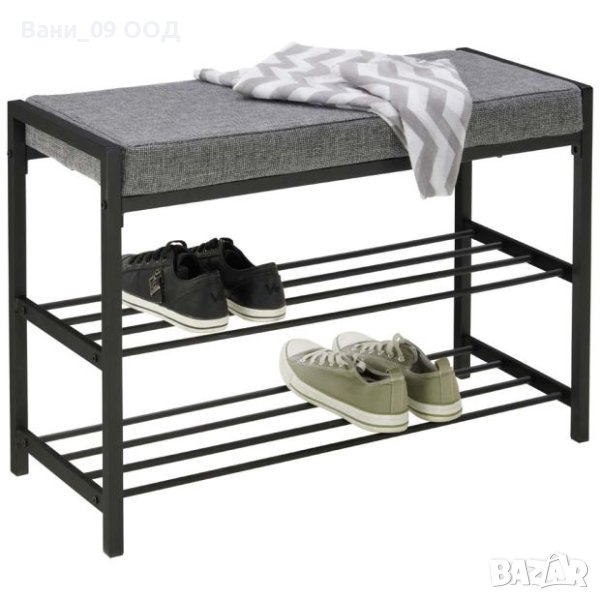 Пейка за обувки със сива възглавница, снимка 1