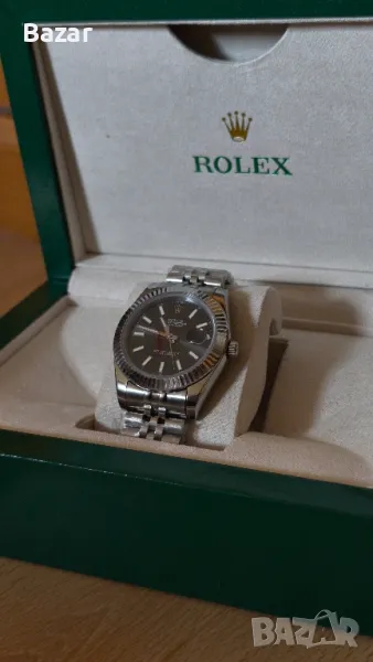 Rolex Datejust Jubelee Black Автоматичен Часовник Най-висок клас изработен по оригиналният модел, снимка 1