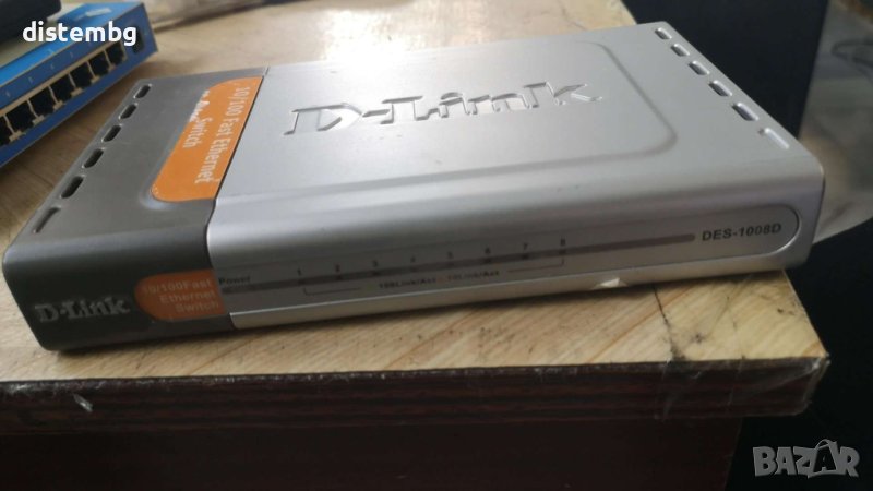 Суич D-Link DES-1008D  8 port 10/100 mbps, снимка 1