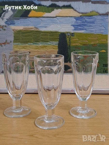 Ретро чаши от дебелостенно стъкло, Германия , снимка 1