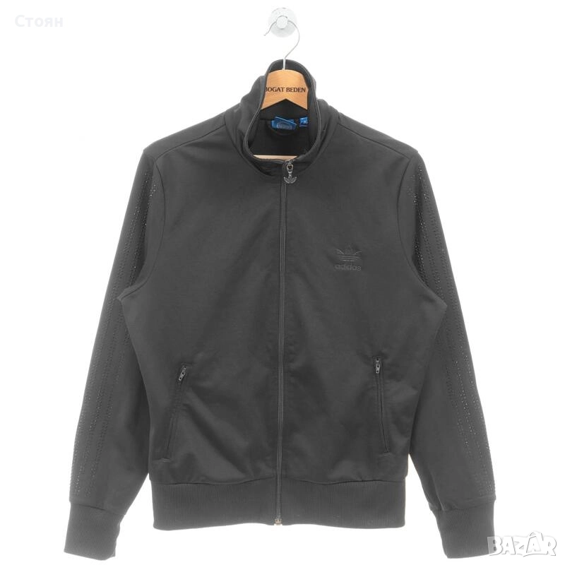 Дамско Adidas Originals Triple Black Diamond Studded Track Top Яке / Горнище с Цип , снимка 1