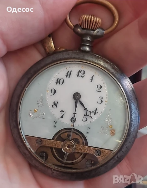 Швейцарски  джобен часовник Hebdomas, снимка 1