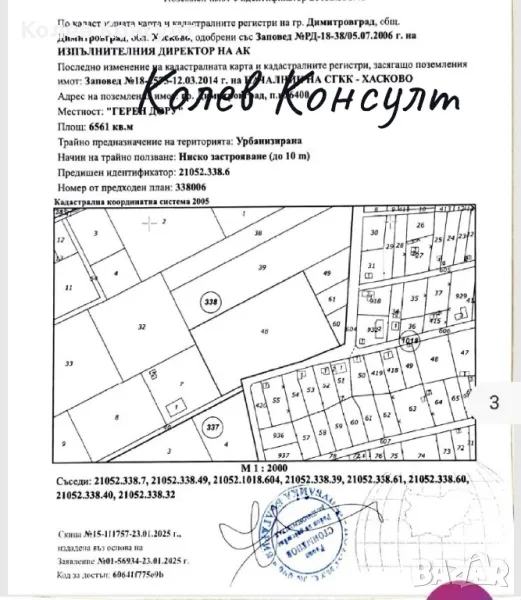 Продавам парцел в Димитровград, В.зона Габера , снимка 1