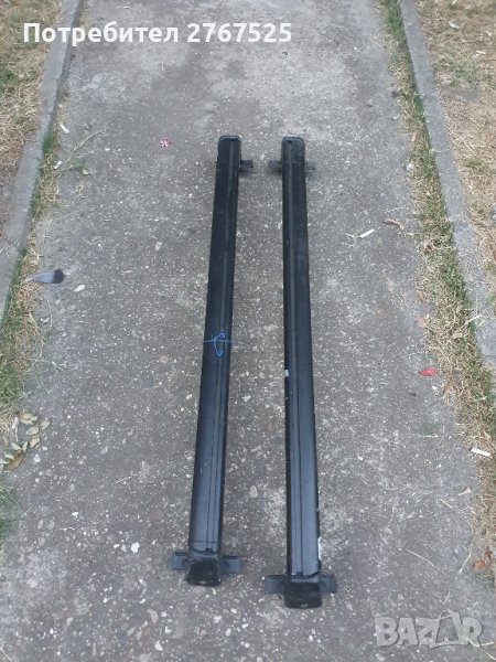 Оригинален алуминиев багажник греди Audi 100 avant Ауди 100 авант, снимка 1