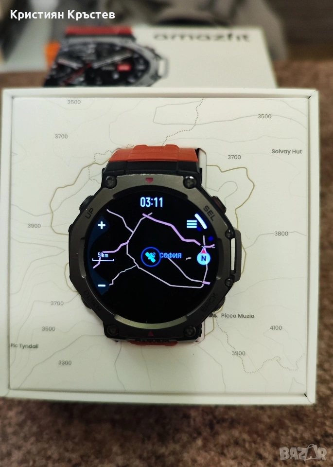НОВО!!!  Amazefit T-Rex 3, снимка 1