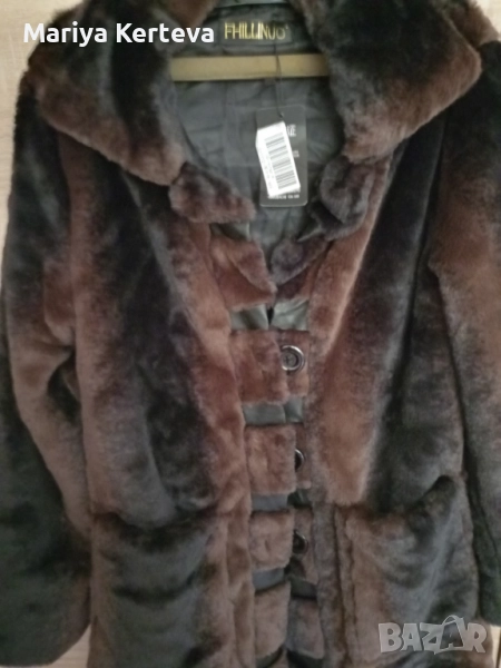 Ново палто еко косъм, снимка 1