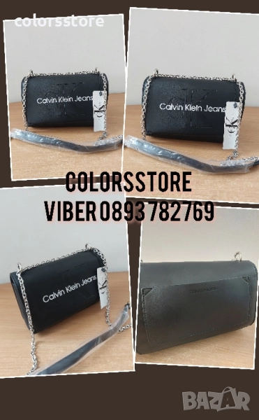 Луксозна Черна чанта Calvin Klein/SG22b, снимка 1