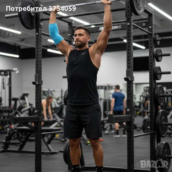 Удобен и дишащ еластичен бинт за облекчаване на болки и натоварвания в лакътя Elbow Support, снимка 1