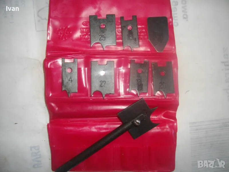 НОВ РУСКИ СССР КОМПЛЕКТ РЪЧНИ СВРЕДЛА ЗА ДЪРВО 14-32мм СТАРО КАЧЕСТВО ЗАКАЛЕНА ИНСТРУМЕНТАЛНАСТОМАНА, снимка 1