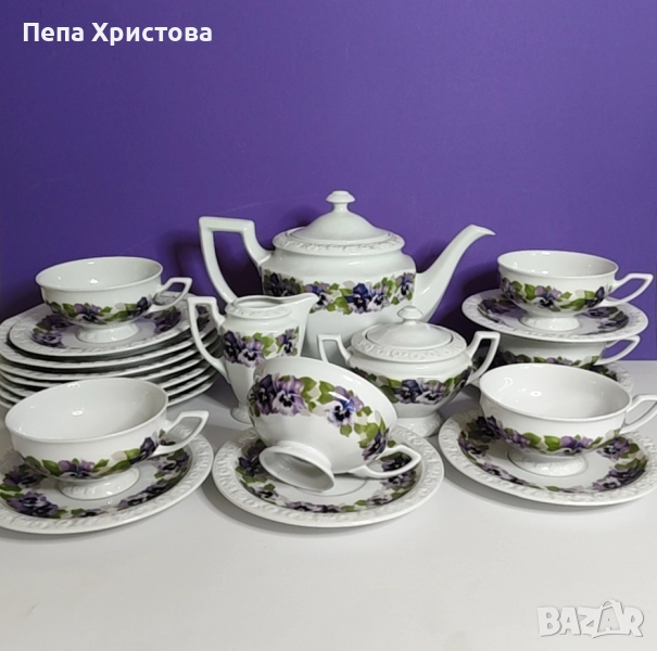 Сервиз за чай от немски порцелан Rosenthal, снимка 1
