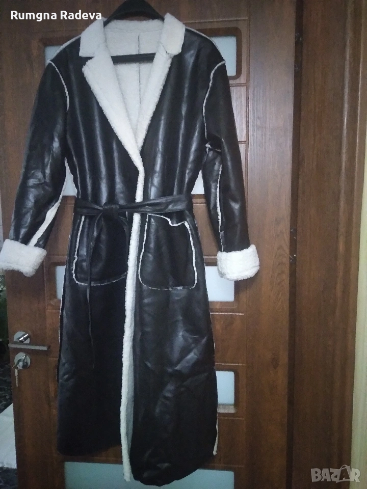 кожено палто, снимка 1