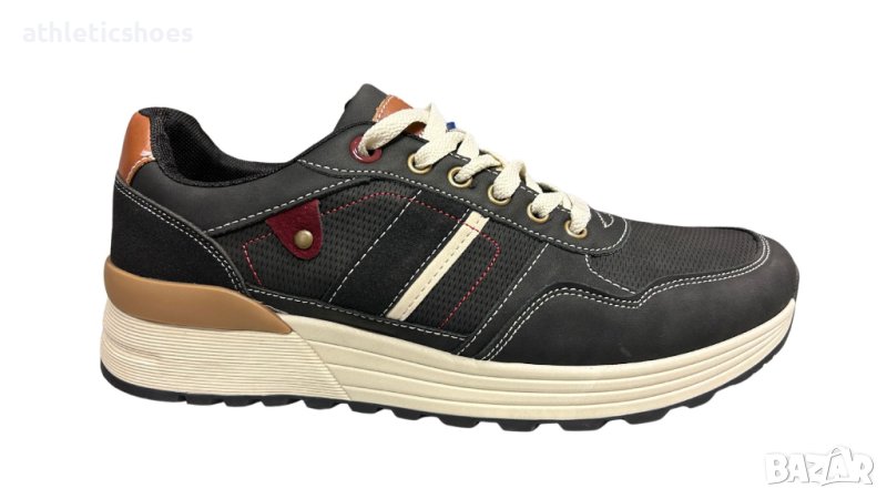 Мъжки кожени спортни обувки , снимка 1