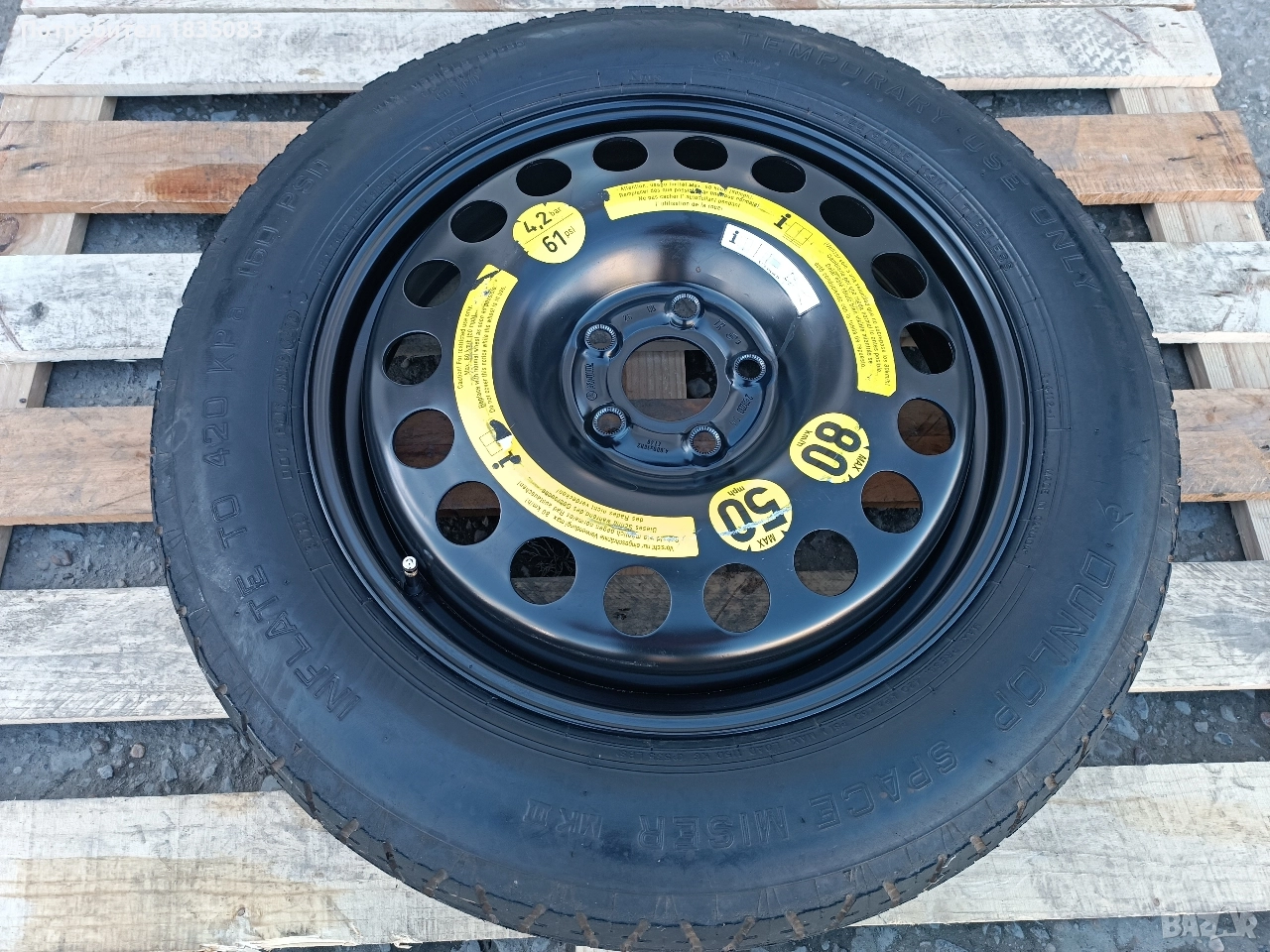 Резервна гума/патерица 18ка 5х112 Mercedes ML, снимка 1