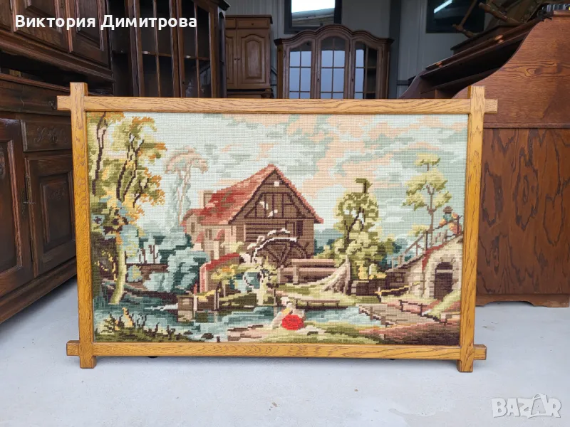 Голям гоблен "Воденицата", снимка 1