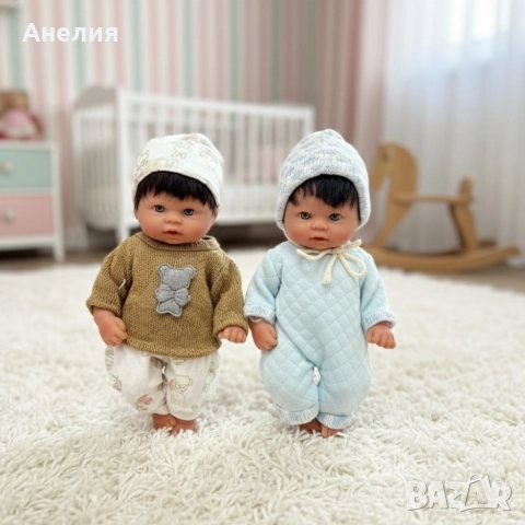 Бебе кукла 25 см с подвижни ръце и крака – идеален подарък за малките грижещи се сърца, снимка 7 - Кукли - 52826368