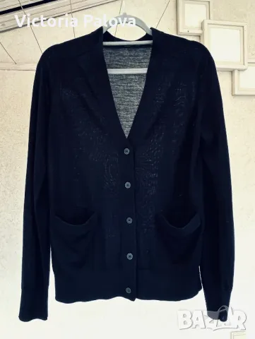 Нова тънка жилетка COS Швеция меринос и коприна