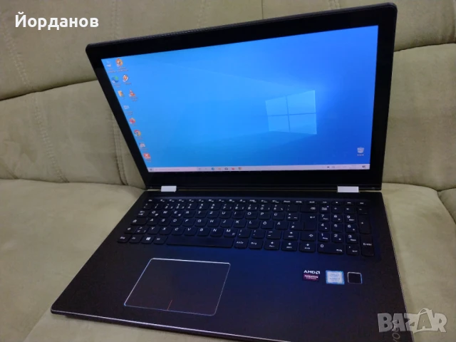 Lenovo Yoga 15.6'' Led Touch /i7-7500U/8gb.ram./120gb.ssd/Radeon R7 360, снимка 7 - Лаптопи за работа - 50594667