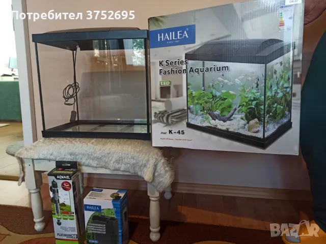 Аквариум Hailea K45, снимка 2 - Аквариуми - 55852030