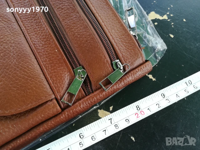 КАФЯВА КОЖЕНА ЧАНТА 1907251805, снимка 6 - Чанти - 51074949