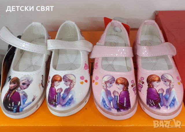 Нови обувки с Елза и Ана , снимка 1 - Детски обувки - 40483931