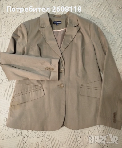 Бежово сако Charles VÖgele – размер L (№ 44), снимка 5 - Сака - 53615989