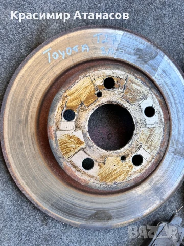 Спирачени дискове задни за Тойота Авенсис T27. Комби. 2009-2015г, снимка 2 - Части - 50909994